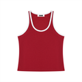 Women's Color Block Cropped Tank Top