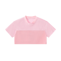 Cropped Paneled V-Neck Jersey