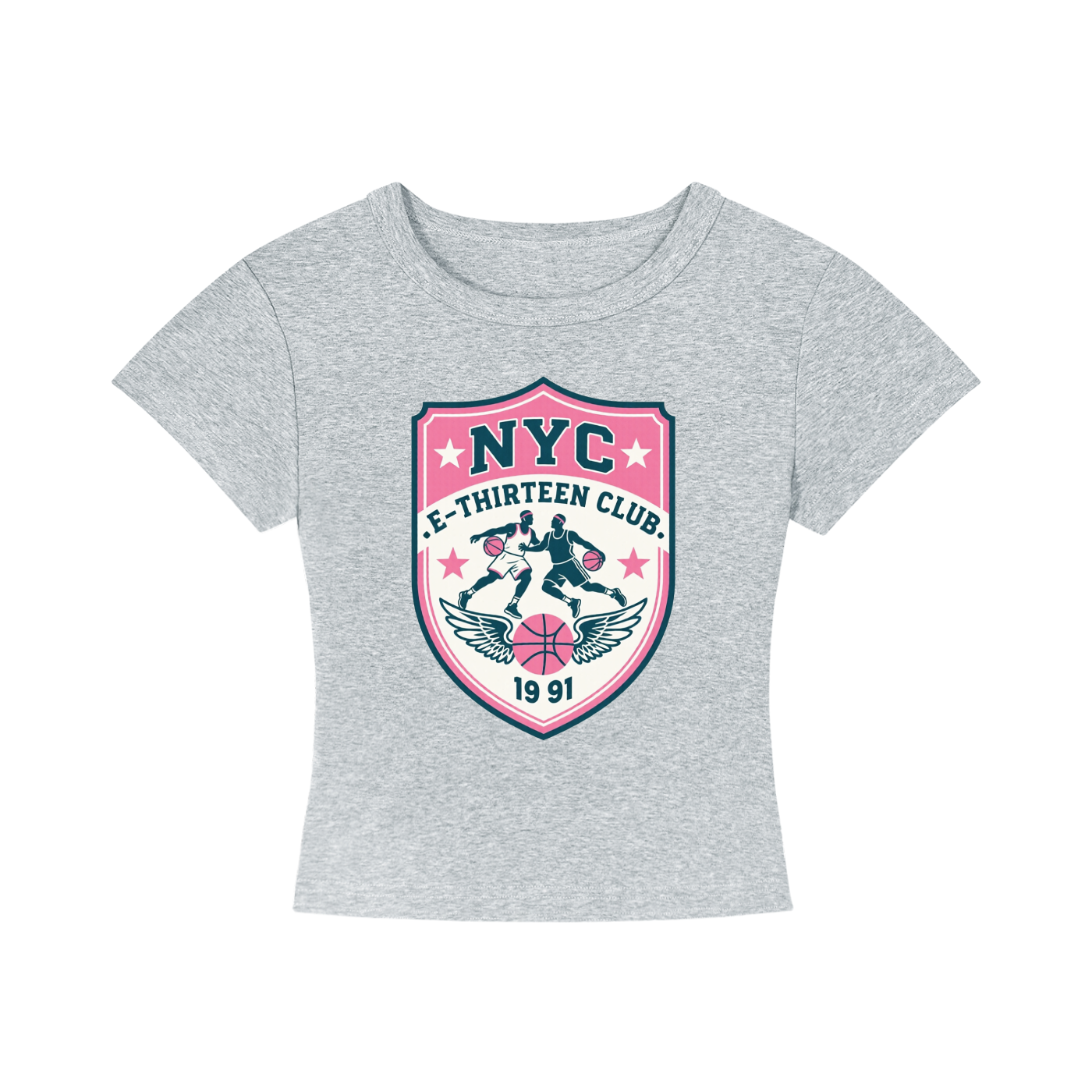 NYC Basketball Club Retro Cropped Tee