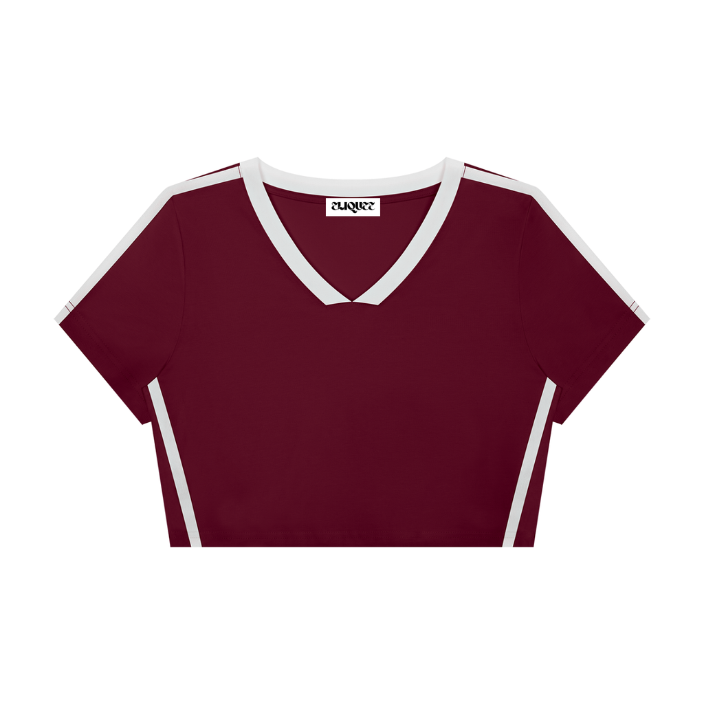 Women’s Slim Fit Color Block T-Shirt