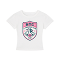 NYC Basketball Club Retro Cropped Tee