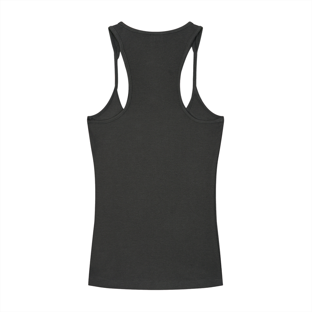 Leopard “M” Ribbed Racerback Tank