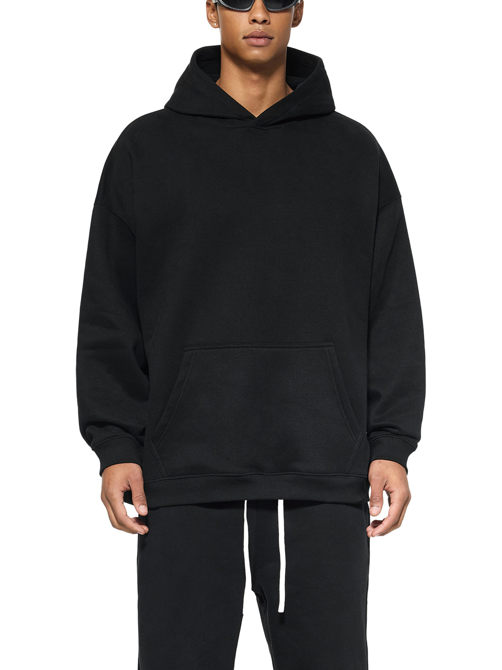Men Oversize Fleeced Hoodie