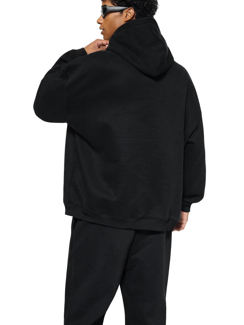 Men Oversize Fleeced Hoodie