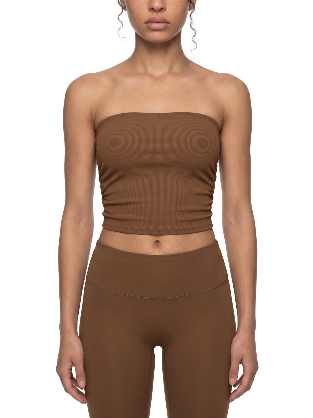 Women’s Ruched Cropped Tube Top